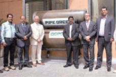 QGPC to make polymer resin concrete pipes