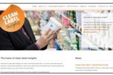 Website dedicated to clean label insights