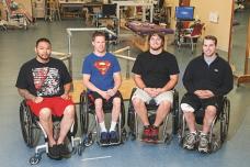Four paraplegics move again with spinal stimulation