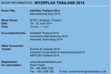 InterPlas Thailand: Show Information