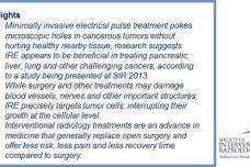 Electrical pulse treatment pokes holes in hard-to-treat tumors