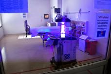 Ebola virus-zapping robot arrives at U.S. military hospital