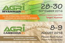 Agro exhibitions set in Myanmar and Cambodia