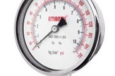 All-stainless steel pressure gauge