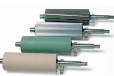 Heat-resistant elastomer feed rollers