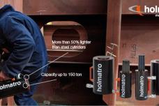 Aluminum cylinders can lift up to 150 tons