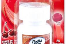 Cherry-flavored, chewable fever relief for kids