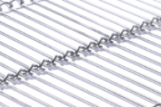 Improved safety on flex-style metal conveyor belt