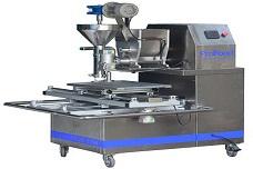 Twin color cookie extruder