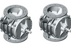 Rotary valve for fragile food