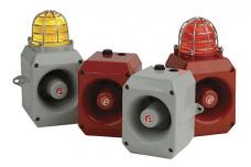 Robust metal-bodied sounders and beacons for harsh environments