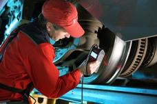 Contact-free profile measurement device