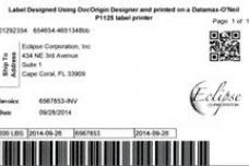 Datamax-O’Neil printers with DocOrigin software