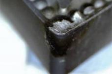 Titanium machining with optimised insert