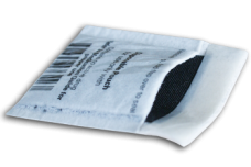 Active pouch for safe transport, disposal of drugs