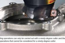 Ninety-degree milling: Part 3- Tool-diameter areas