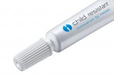 World’s smallest child-resistant nozzle tube