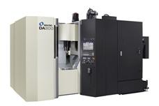 Vertical machining center reduces machining time