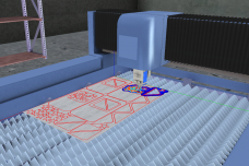 Utilizing interactive 3D simulation to metal cutting