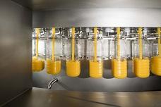 Filling NFC juice in PET bottles