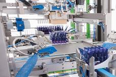 VP 600 case packer on view at drinktec