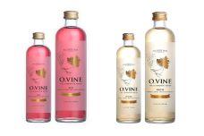 Wine grape infused waters in 700ml designer bottles