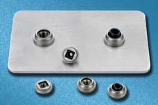 Self-clinching nuts designed for stainless assemblies