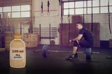 Protein Extreme whey shot concept