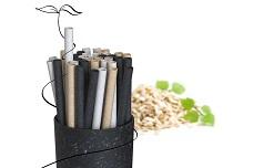 Renewable, marine biodegradable straws