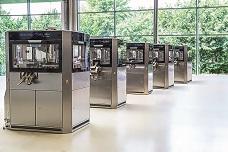 Romaco design at interpack