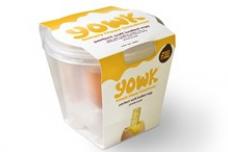 A packaging for instant soft boiled egg