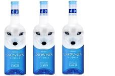 API cold foil enhances the look of SnowFox vodka