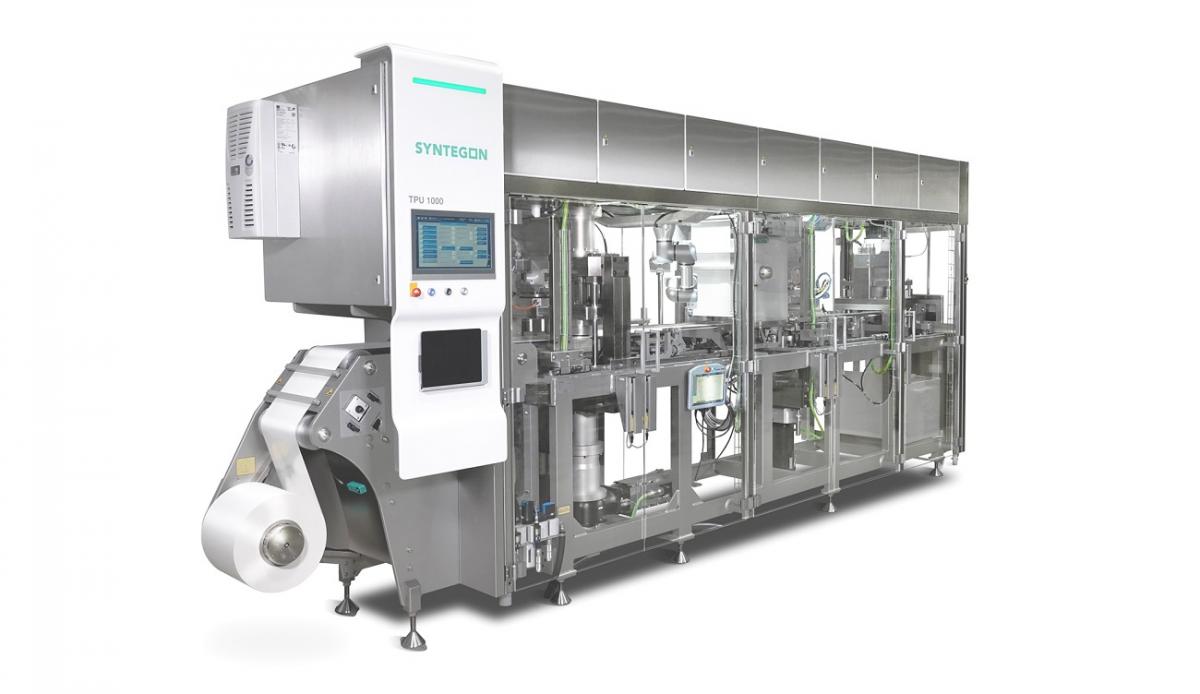 Syntegon's TPU paper-forming machine for fiber-based primary packaging