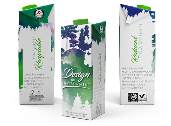 Tetra Brik® Aseptic 1000 Edge Bio-based LightCap™ 30