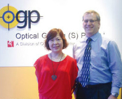Kelly Ho, General Manager of OGP, and Pierre Aubrey, President of ShapeGrabber