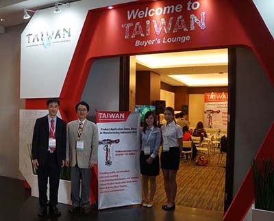 Members of organizers of Taiwan Buyer Lounge gathered before the show