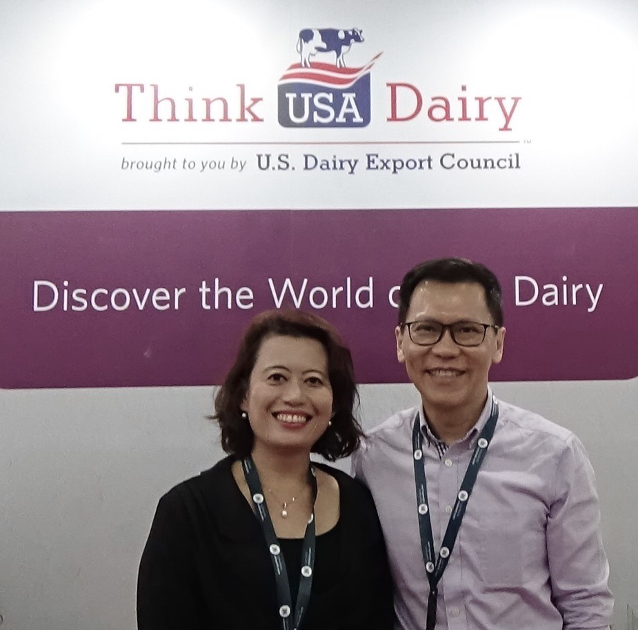 From USDEC and based in Singapore: Dalilah Ghazalay, Regional Director-SEA, and Martin Teo, Technical Director - Food Applications.