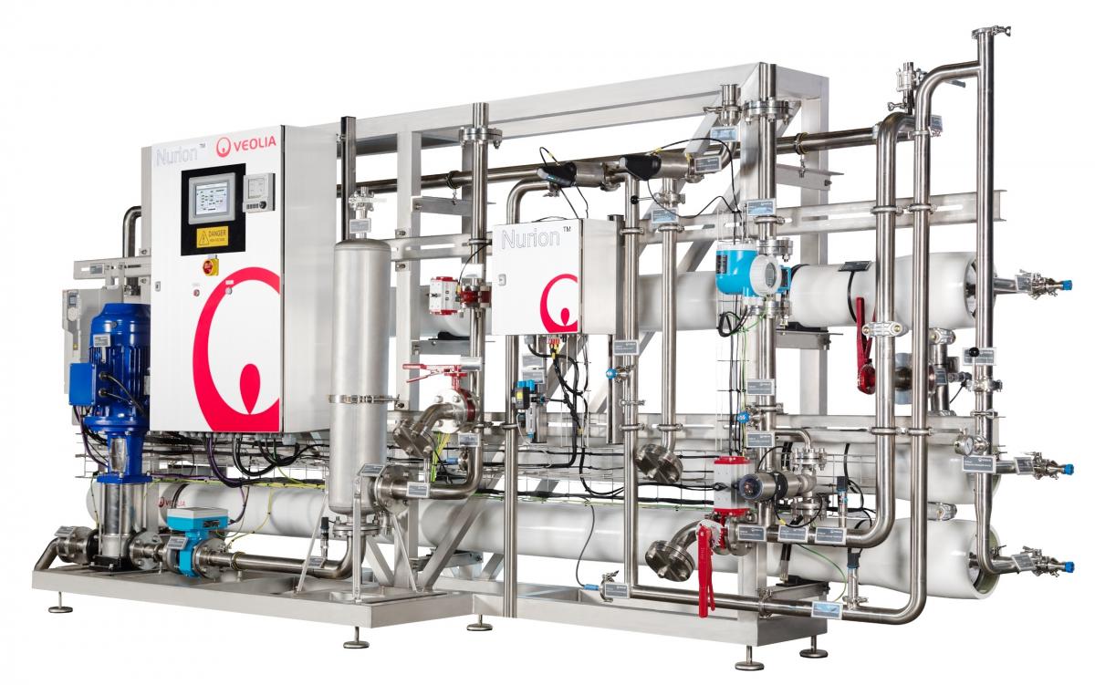 NURION™, a skid-mounted, reverse osmosis (RO) system 