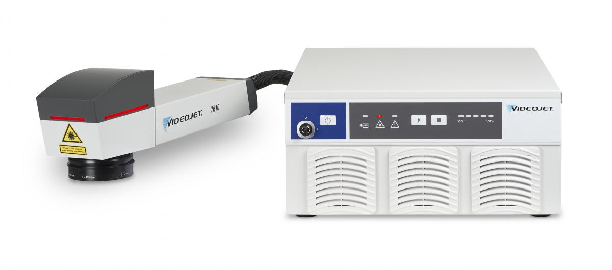 The Videojet 7610 fiber-laser marking system
