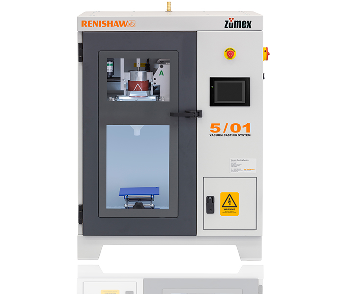 The Renishaw 5/01 vacuum casting machine is appropriate for producing low-volume parts for Zumex’s automatic juicers