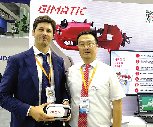 Mr. Guerino Rosso, COO of Gimatic Global (left) and Mr. Wang Feng, General Manager of Gimatic Automation Engineering (Changshu) Co., Ltd (right)